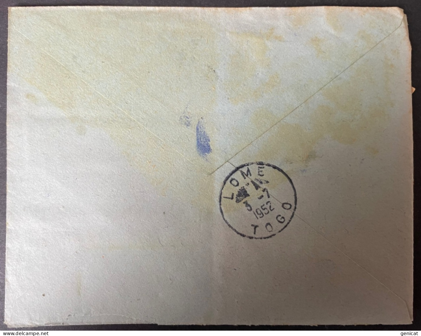 Togo Lettre De Bassari 1952 Pour Elbeuf - Storia Postale