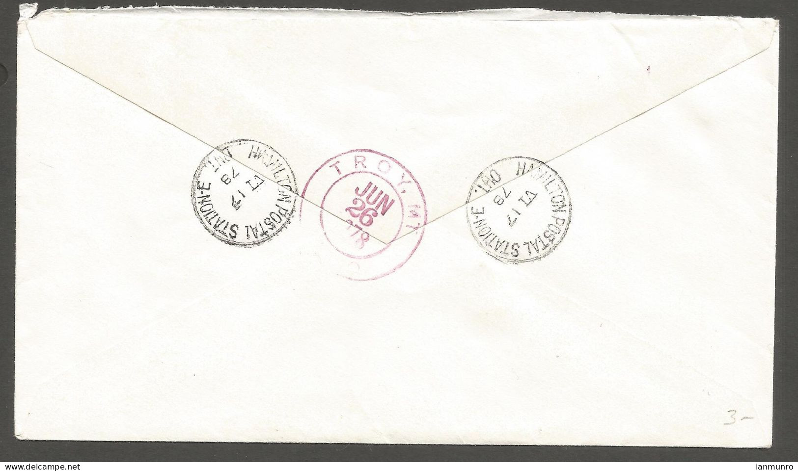 1978 Registered Cover $1.55 Capex/Trees CDS Hamilton Stn E Ontario To USA - Postal History