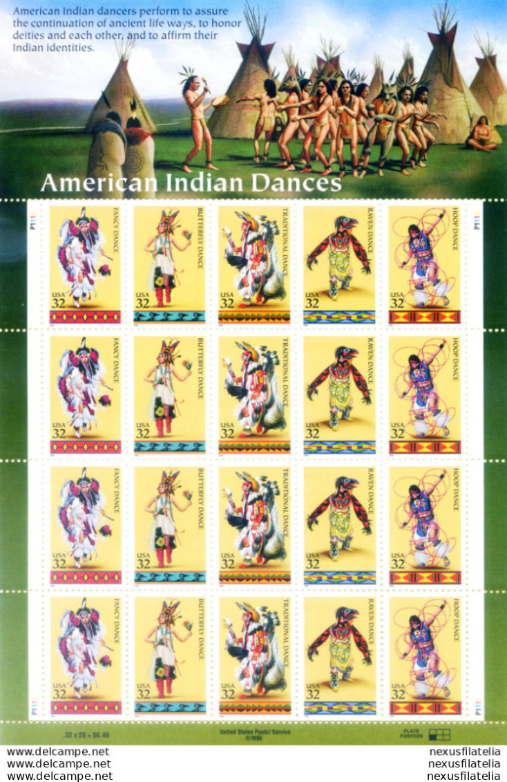 Danze Delle Popolazioni Native 1996. - Blocks & Sheetlets