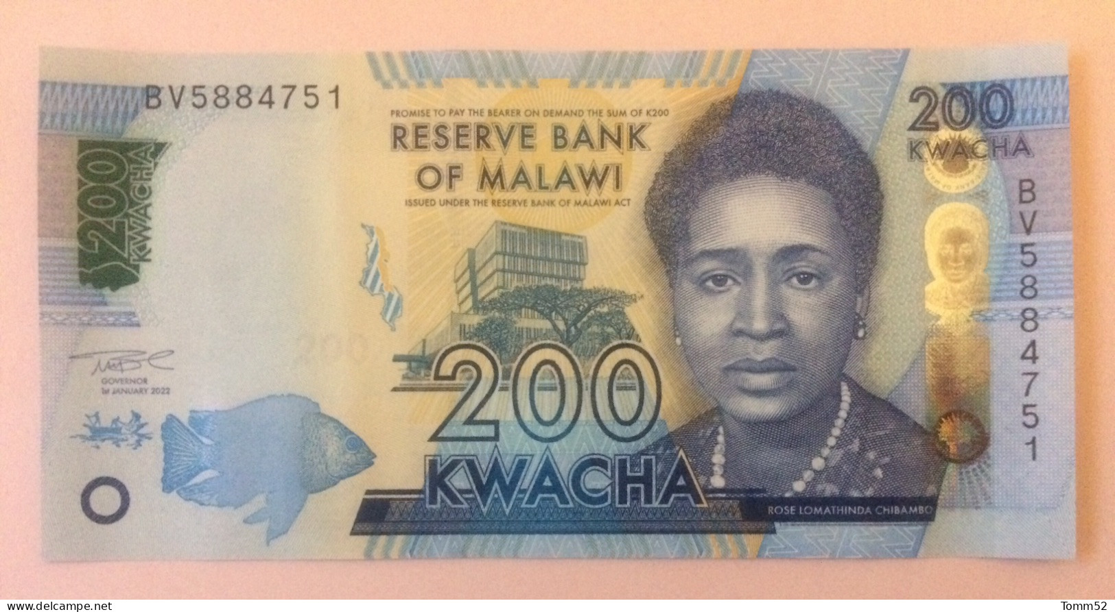 MALAWI 200 Kwacha UNC - Malawi