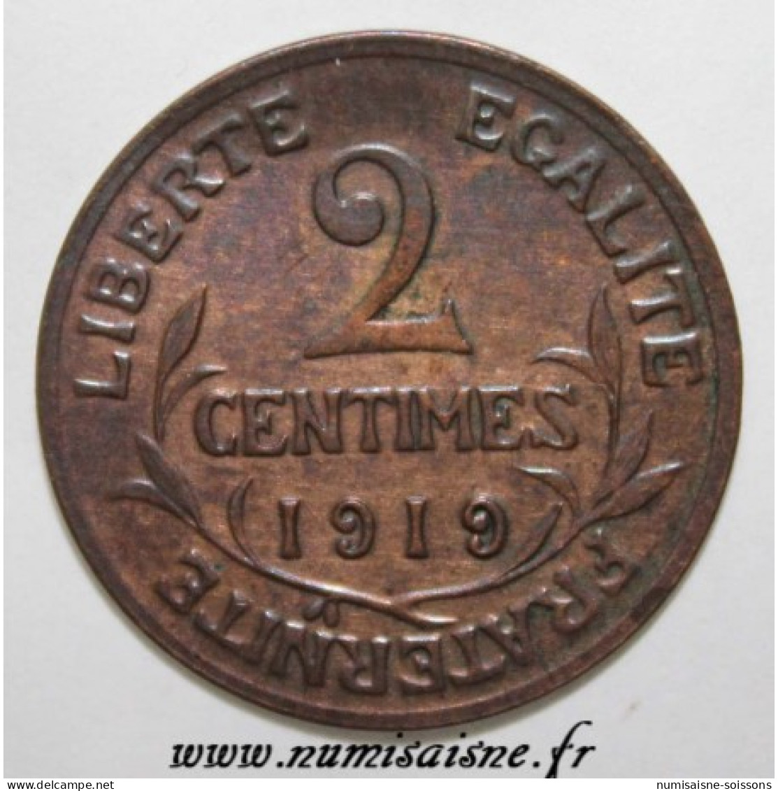 GADOURY 107 - 2 CENTIMES 1919 - TYPE DUPUIS - KM 841 - TTB+ - 2 Centimes