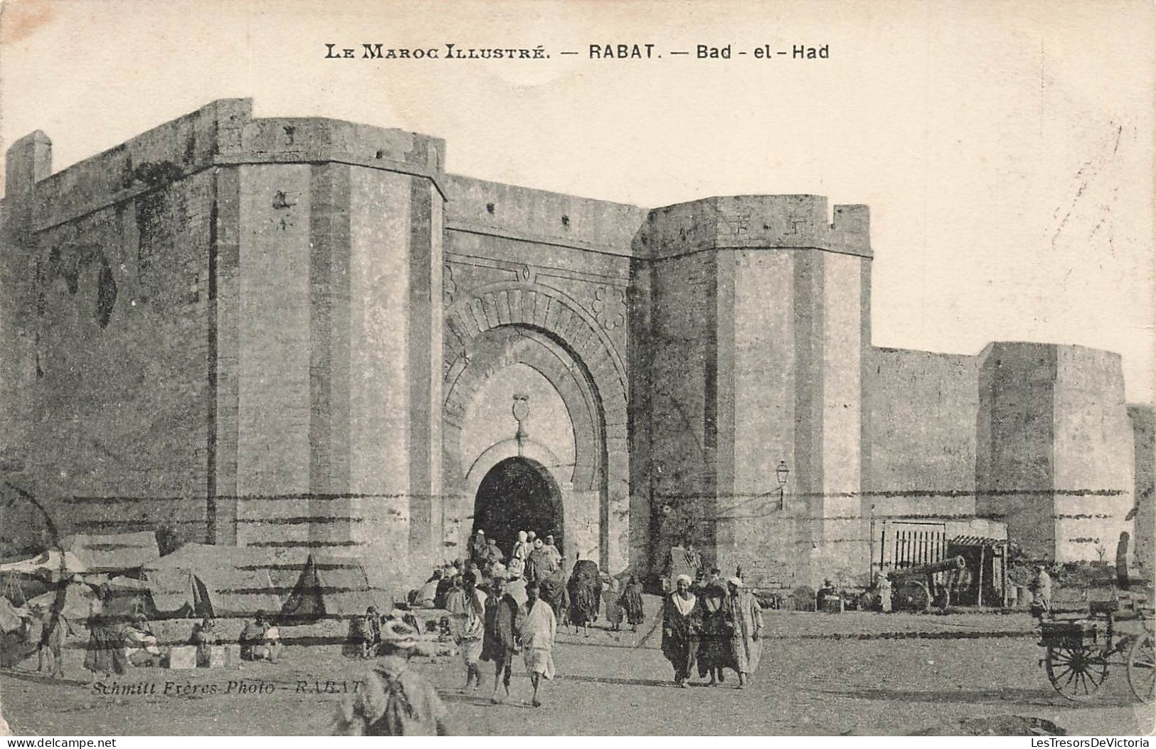 MAROC - Le Maroc Illustré - Vue Générale à L'entrée - Rabat - Bad El Had - Animé - Carte Postale Ancienne - Rabat