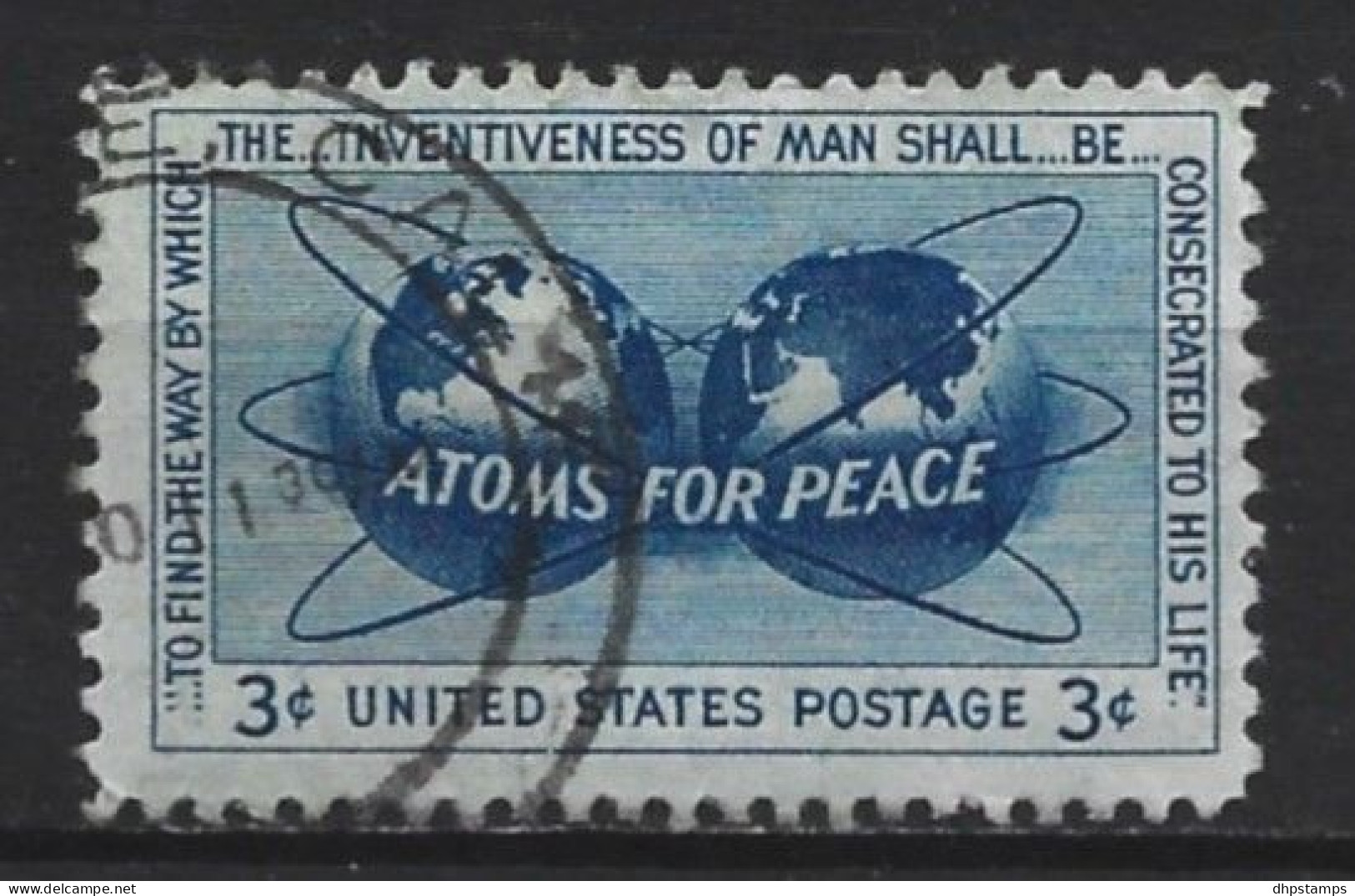 USA 1955  Atoms For Peace Y.T. 597 (0) - Gebruikt
