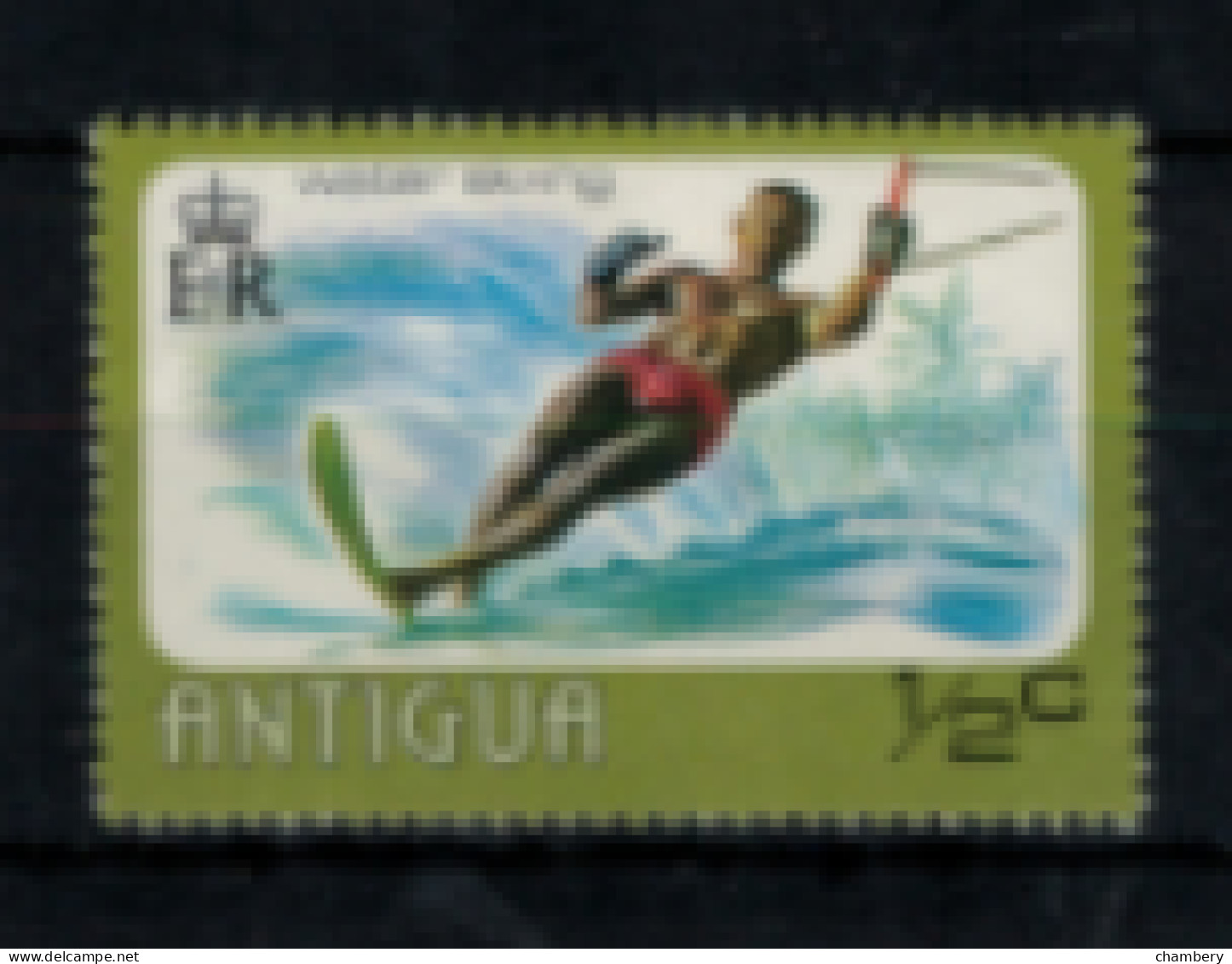 Antigua - G.B. "Sport Nautique : Ski Nautique" - Neuf 1* N° 429 De 1976 - 1960-1981 Autonomia Interna