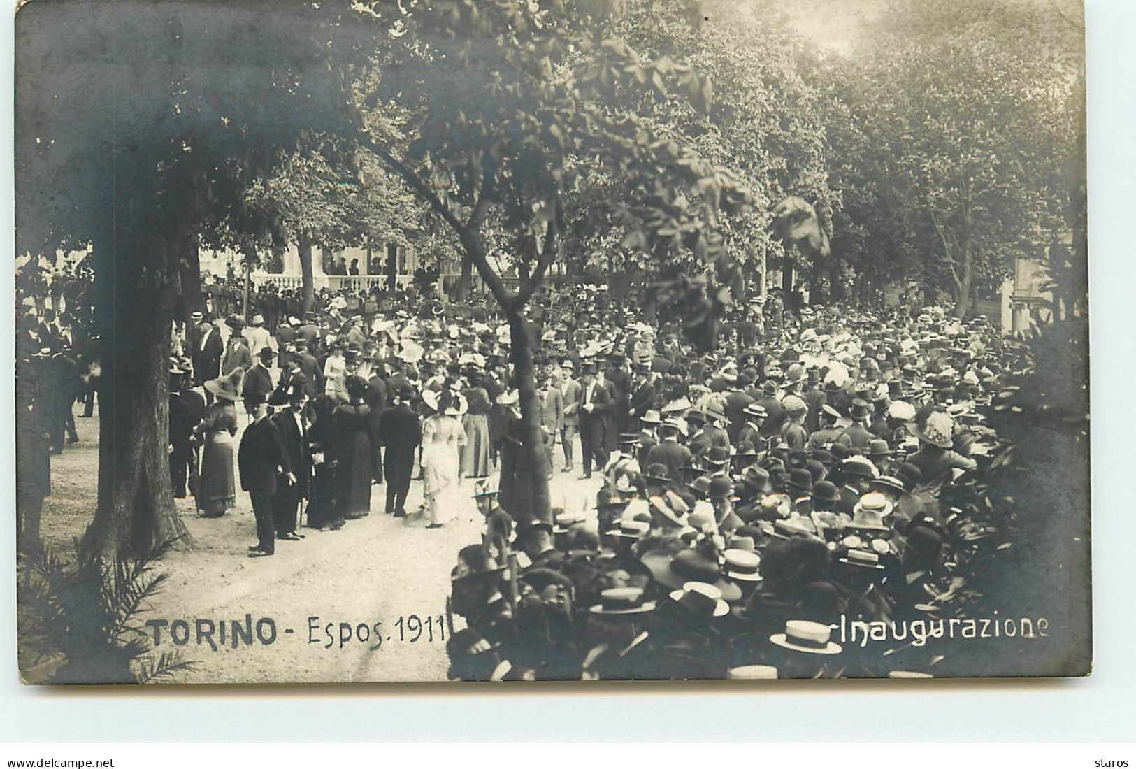 ITALIE - TORINO - Espos 1911 - Inaugurazion - Exhibitions