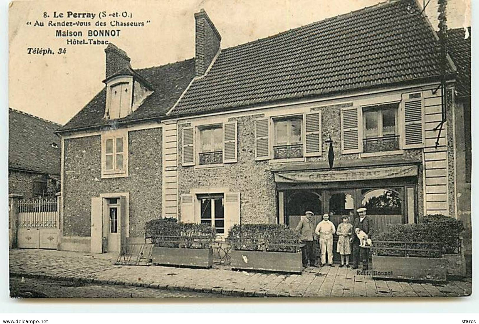 LE PERRAY - Au Rendez-vous Des Chasseurs - Maison Bonnot - Hôtel-Tabac - Le Perray En Yvelines