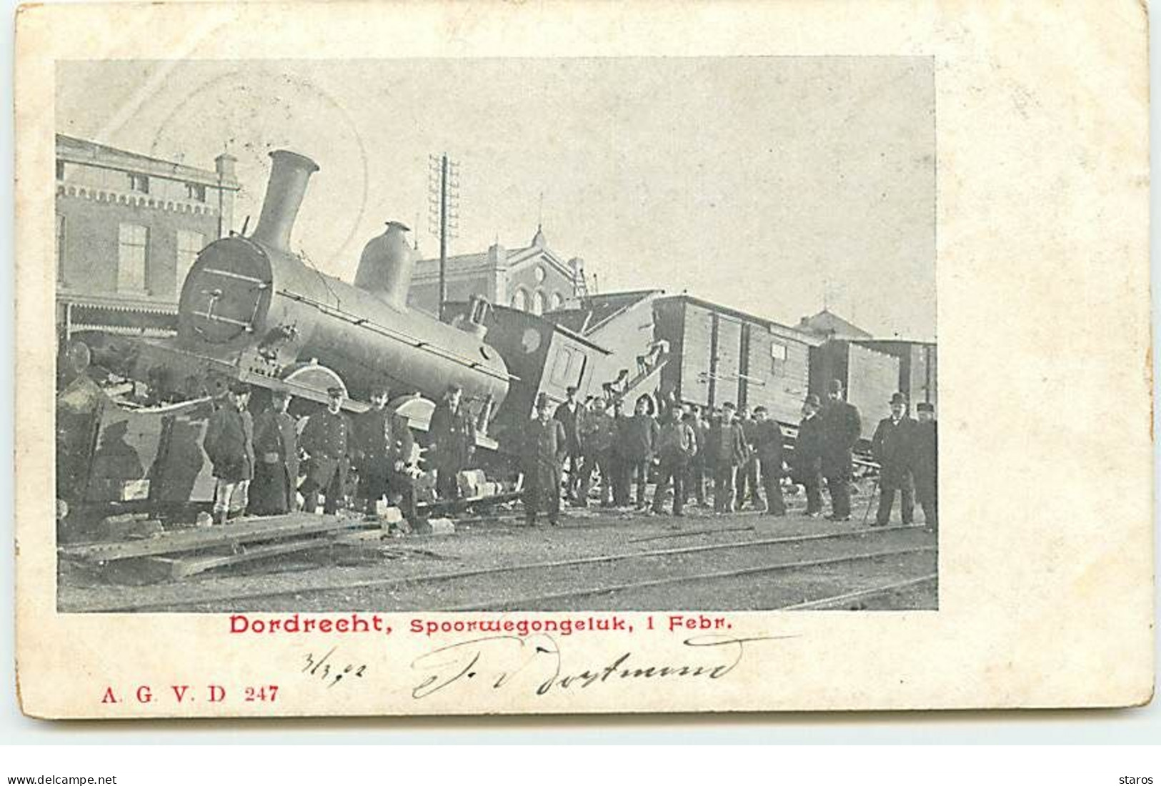 Pays-Bas - DORDRECHT - Spoorwegongeluk 1 Febr. - Déraillement De Train - Bahnhof - Dordrecht