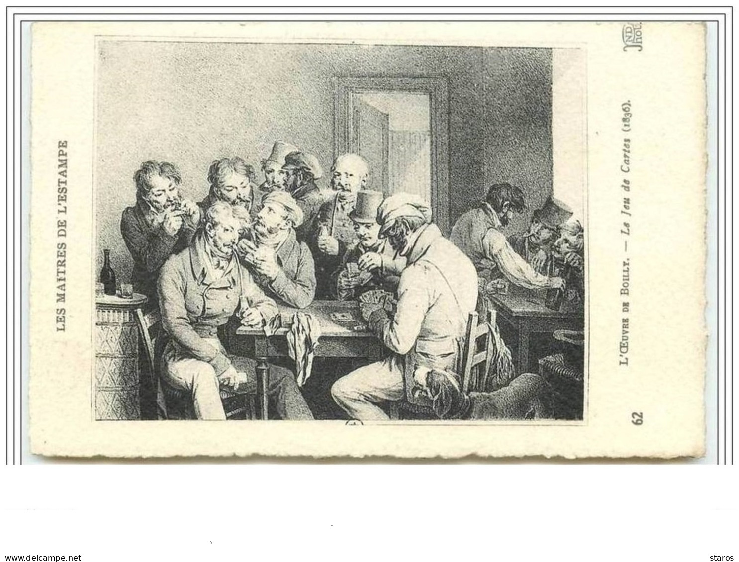 L&amp Acute Oeuvre De Boilly - Le Jeu De Cartes (1836) - Les Maîtres De L&amp Acute Estampe - Playing Cards