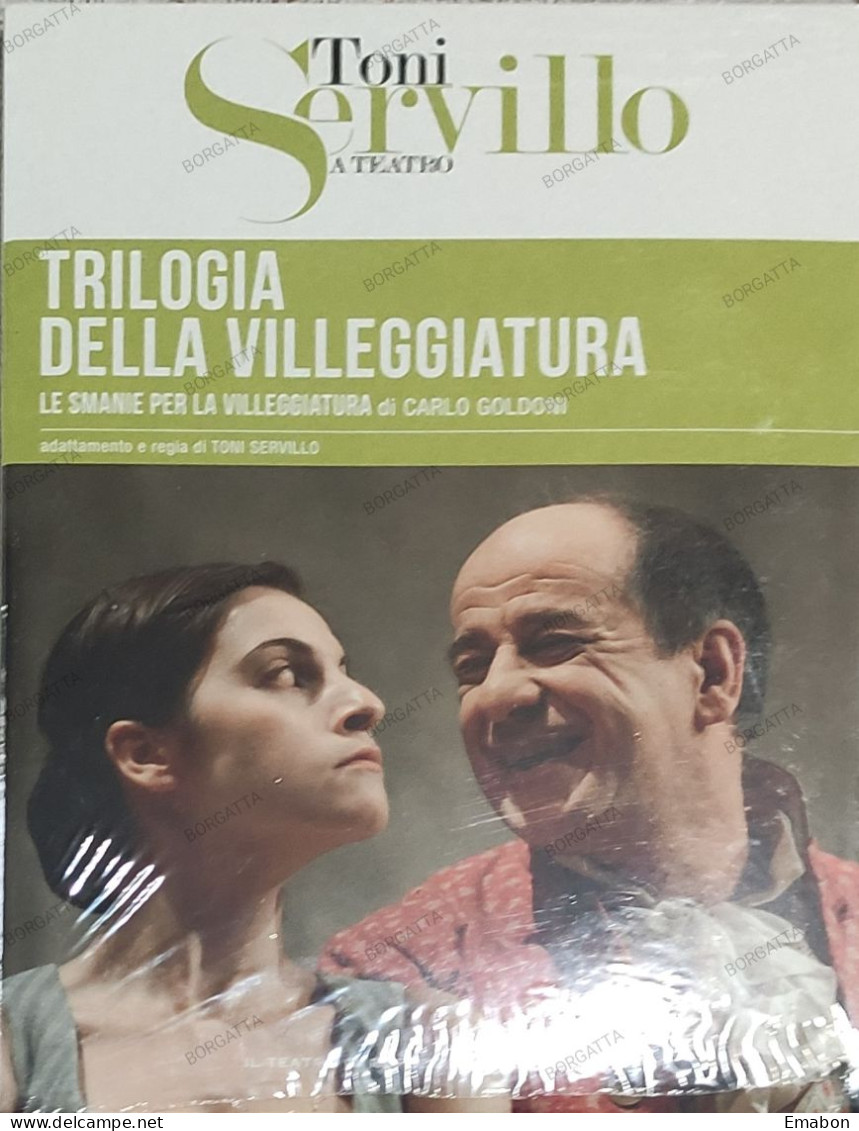 BORGATTA - TEATRO -  Dvd  " TRILOGIA DELLA VILLEGGIATURA " -TONI SERVILLO - ESPRESSO 2015 - NUOVO INCELLOPHONATO - Comedy