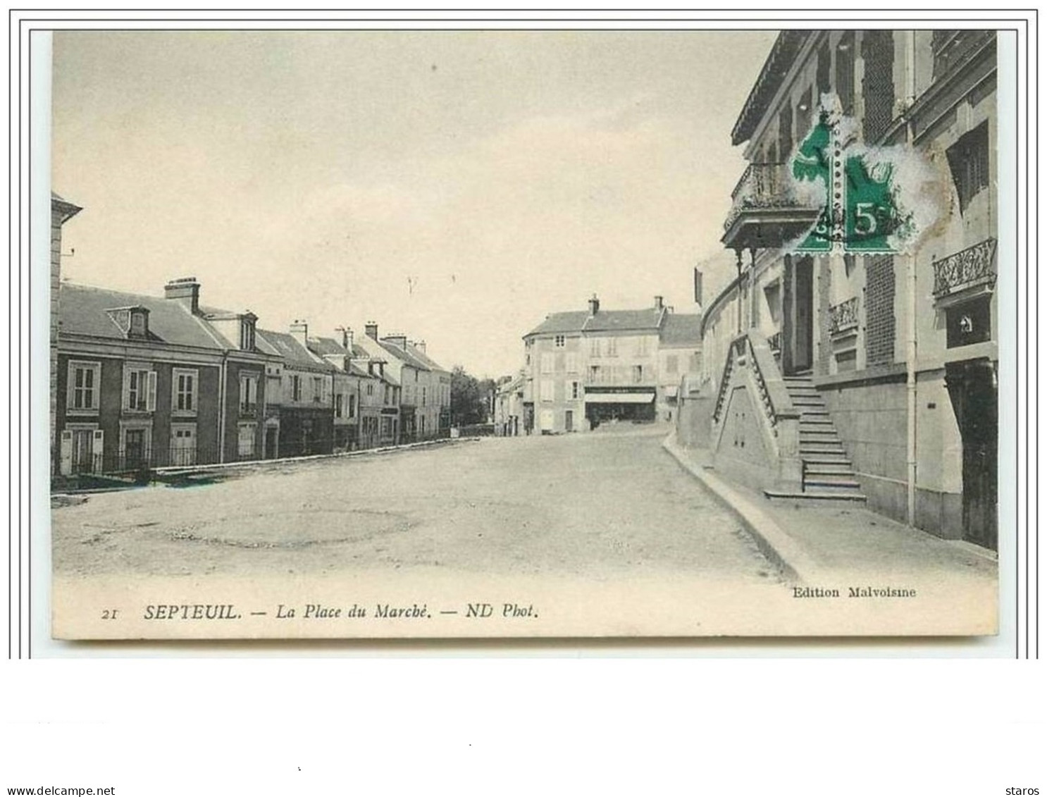 SEPTEUIL La Place Du Marché - Septeuil