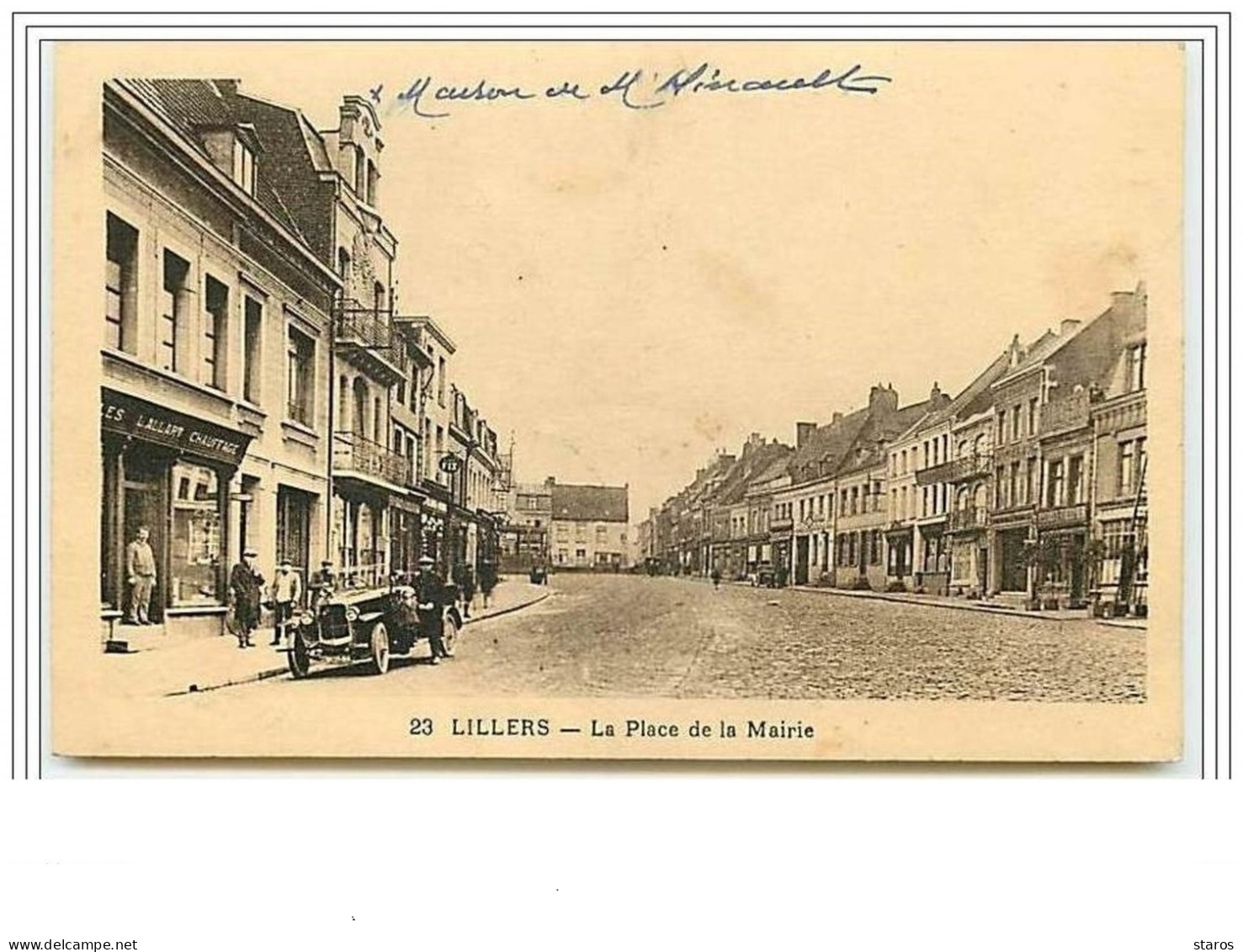 LILLERS La Place De La Mairie - Lillers