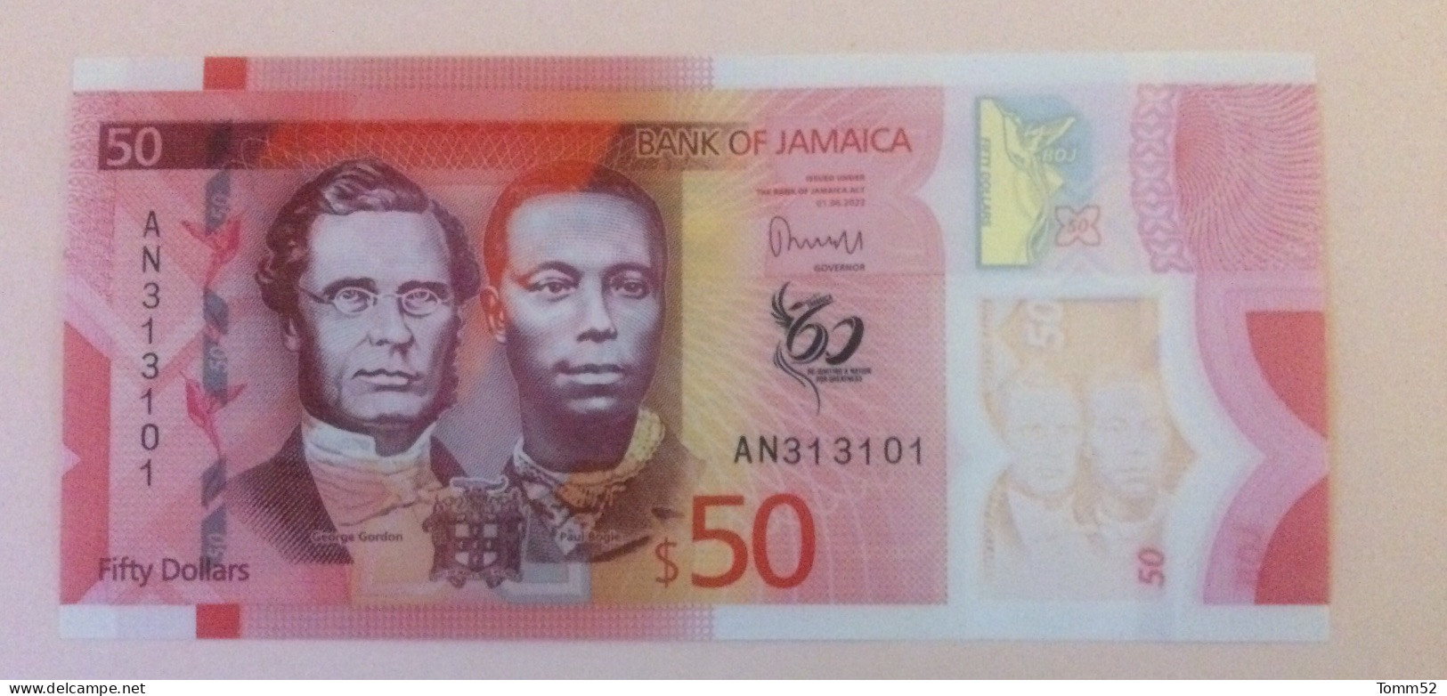 JAMAICA 50 Dolars UNC - Jamaica