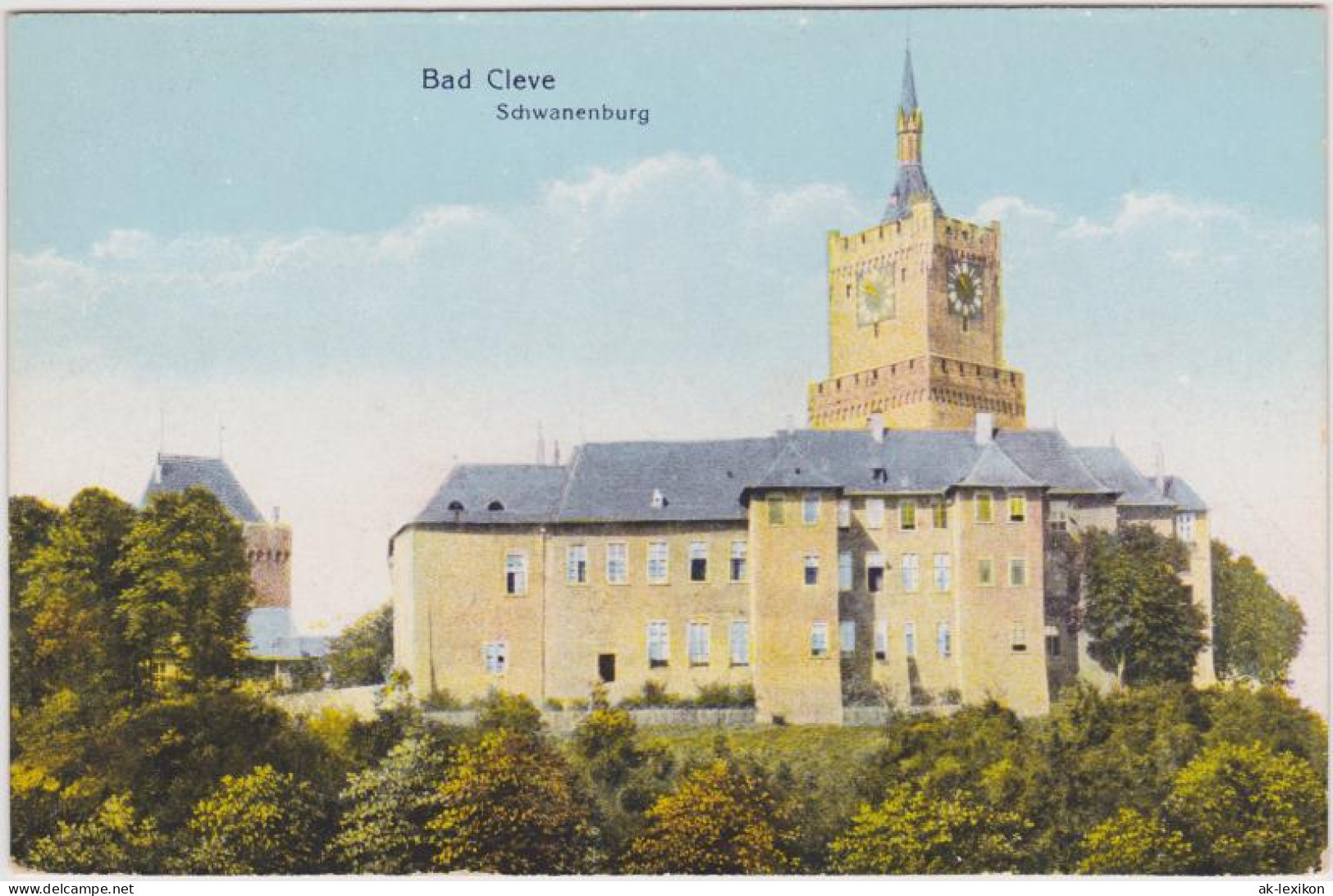 Ansichtskarte Kleve Schwanenburg 1918 - Kleve