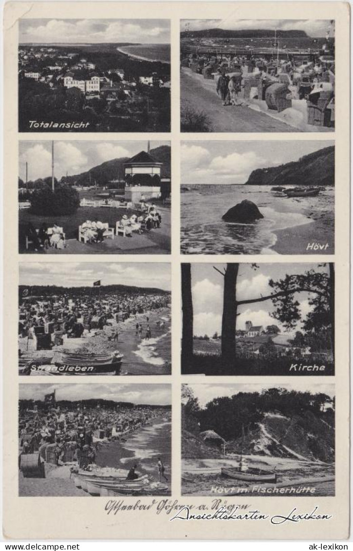 Ansichtskarte Göhren (Rügen) Mehrbildkarte 1938 - Göhren