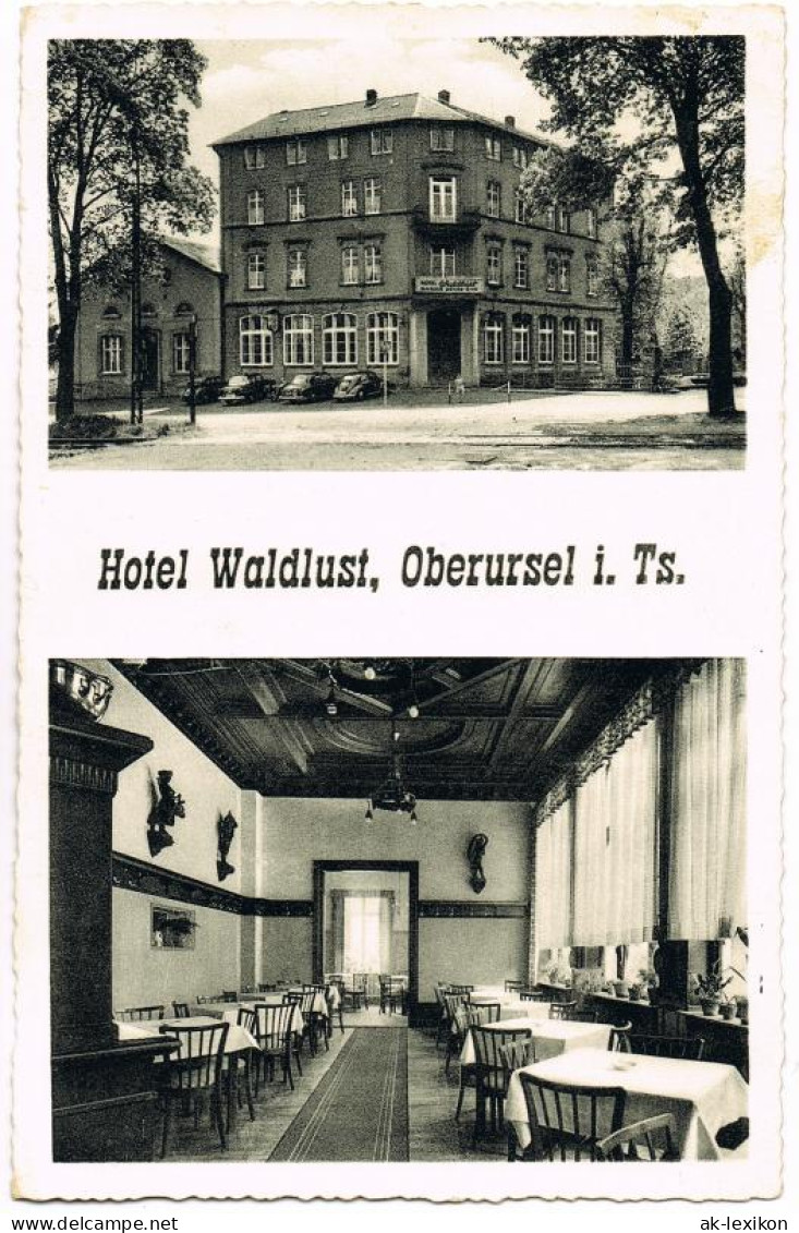 Oberursel (Taunus) 2 Bild: Hotel Waldlust - Innen Und Außen 1961 - Oberursel