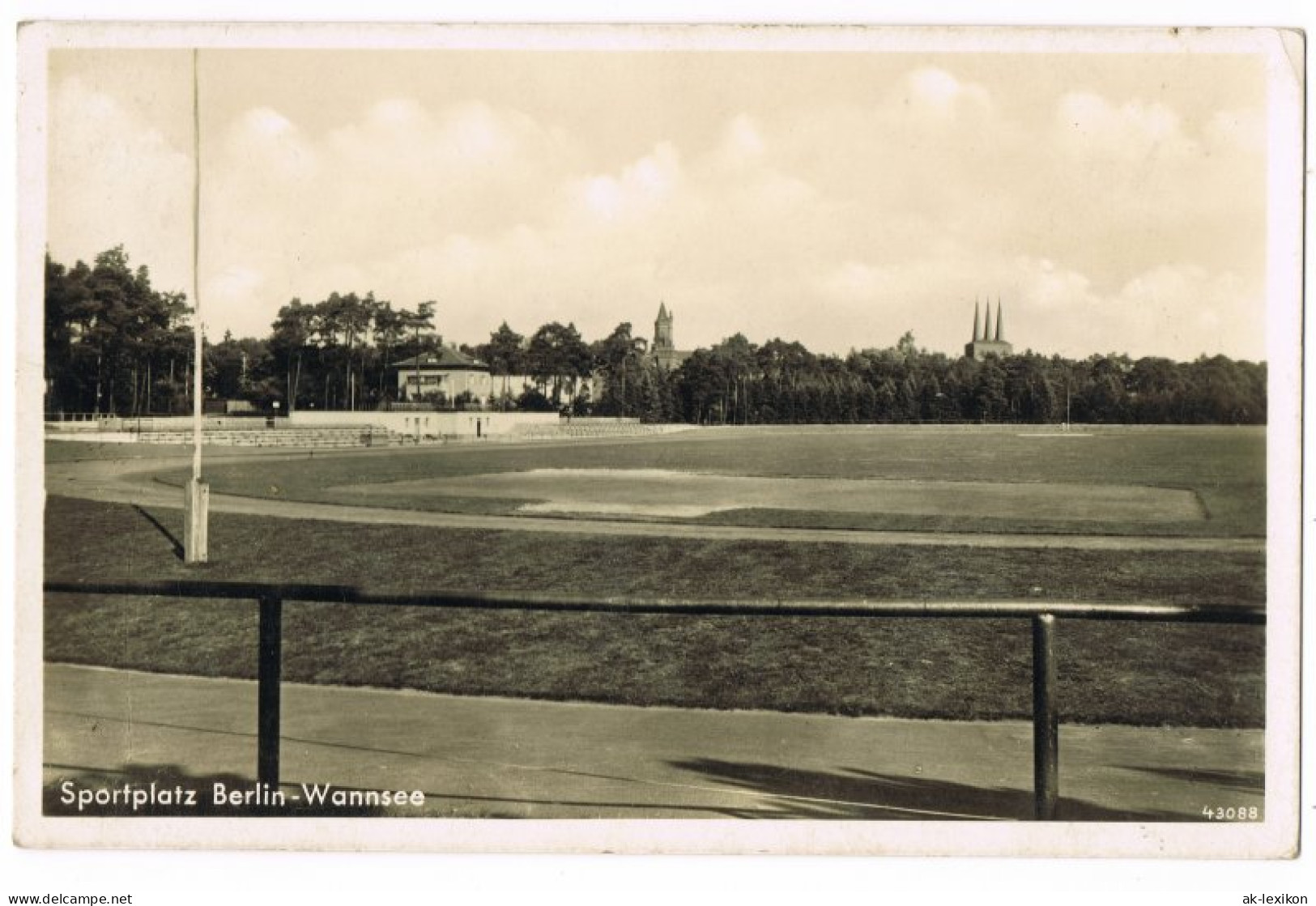 Ansichtskarte Wannsee-Berlin Sportplatz 1940  - Wannsee