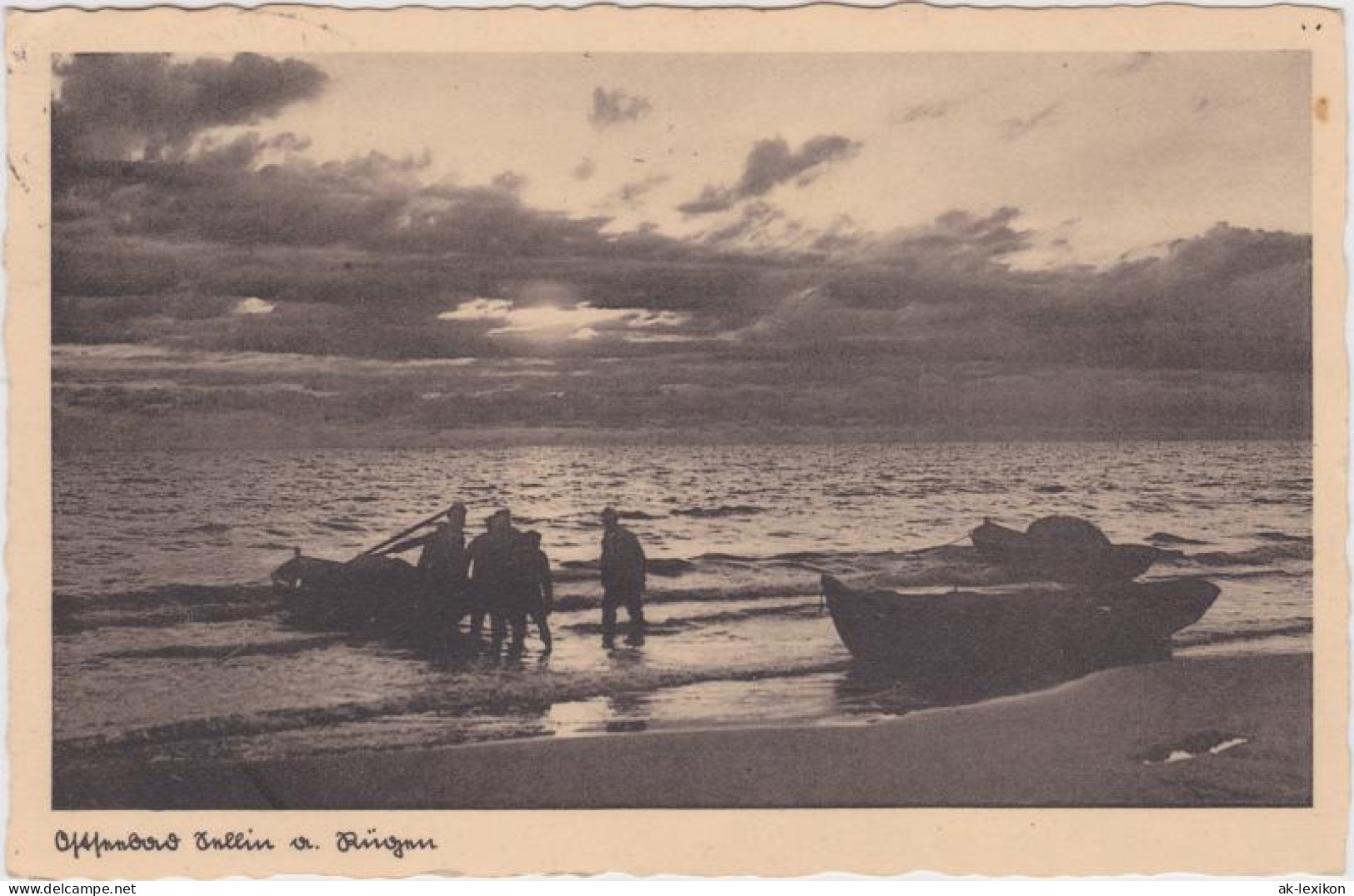 Ansichtskarte Sellin Ankunft Der Fischerboote 1934  - Sellin
