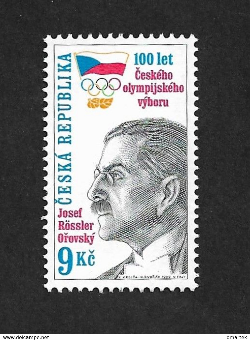 Czech Republic 1999 MNH ** Mi 214 Sc 3088 Czech Olympic Committee.Tschechische Republik - Unused Stamps