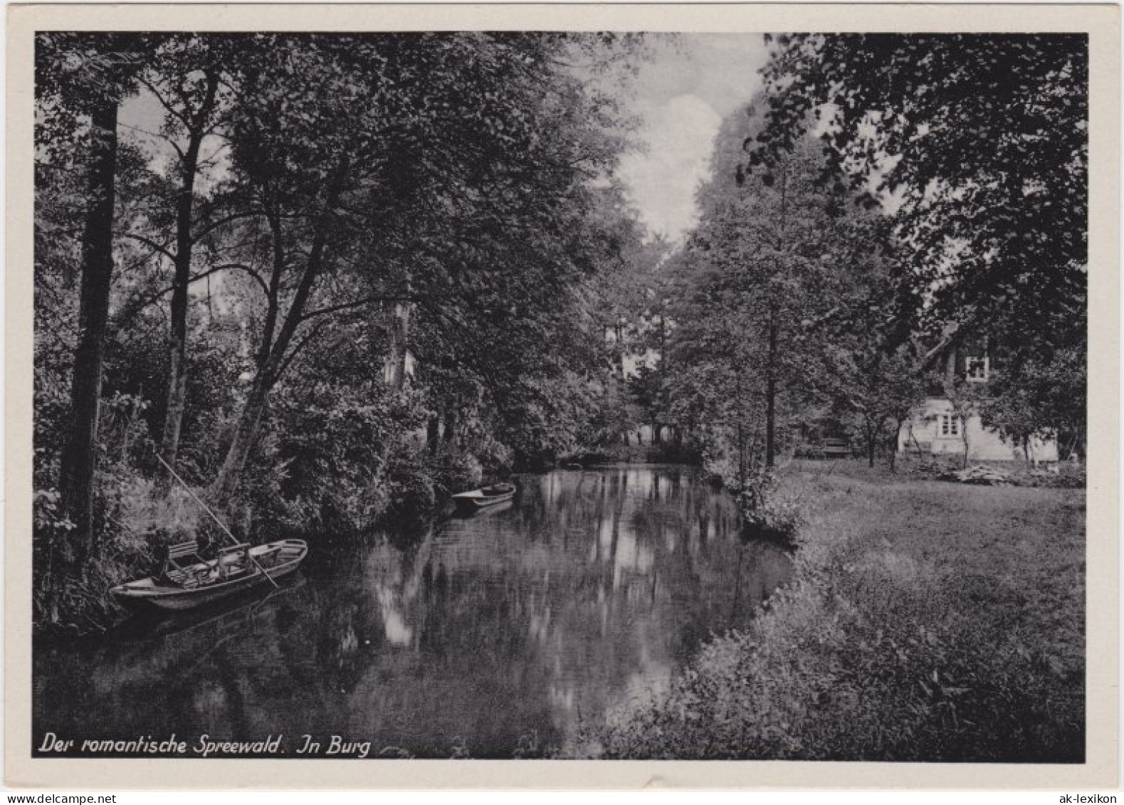 Burg (Spreewald) Borkowy (B&#322;ota) Der Romantische Spreewald In Burg 1955  - Burg (Spreewald)