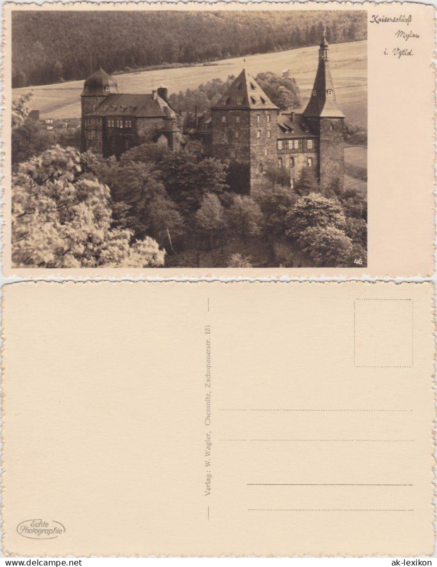 Ansichtskarte Mylau Blick Auf Das Kaiserschloss 1930  - Mylau