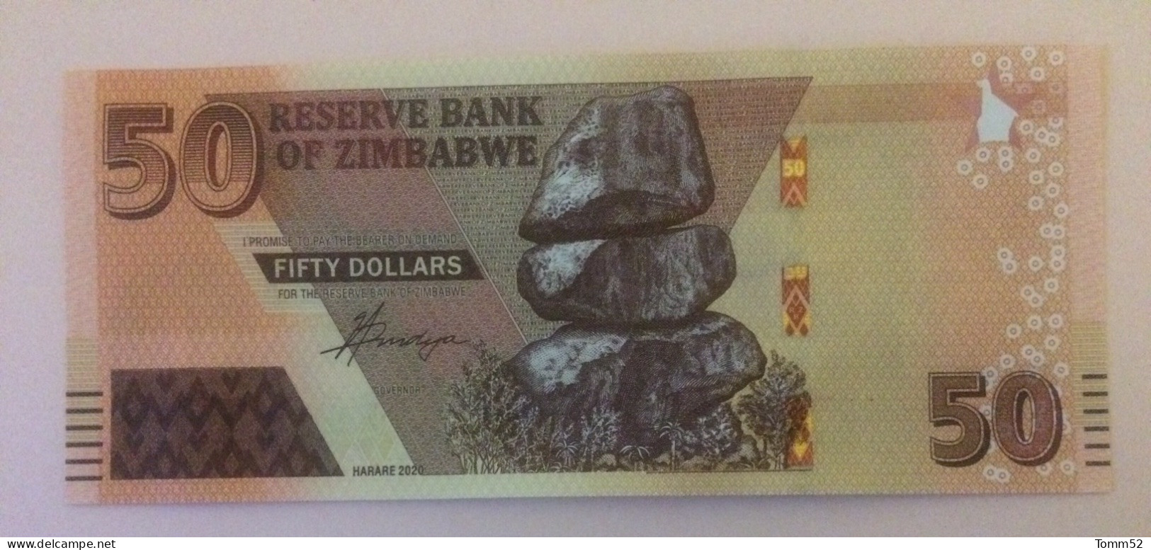 ZIMBABWE 50 Dolars UNC - Zimbabwe