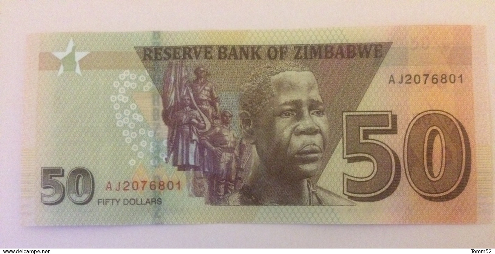 ZIMBABWE 50 Dolars UNC - Zimbabwe