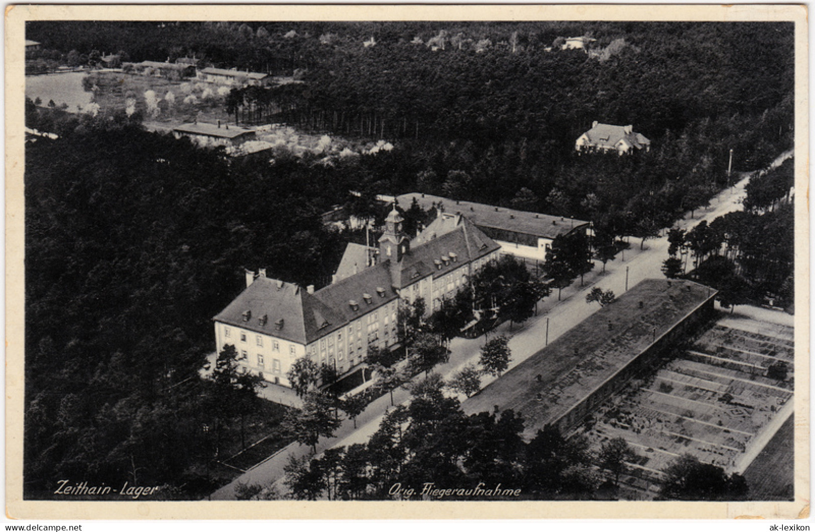 Ansichtskarte Zeithain Luftbild - Truppenübungsplatz 1935  - Zeithain