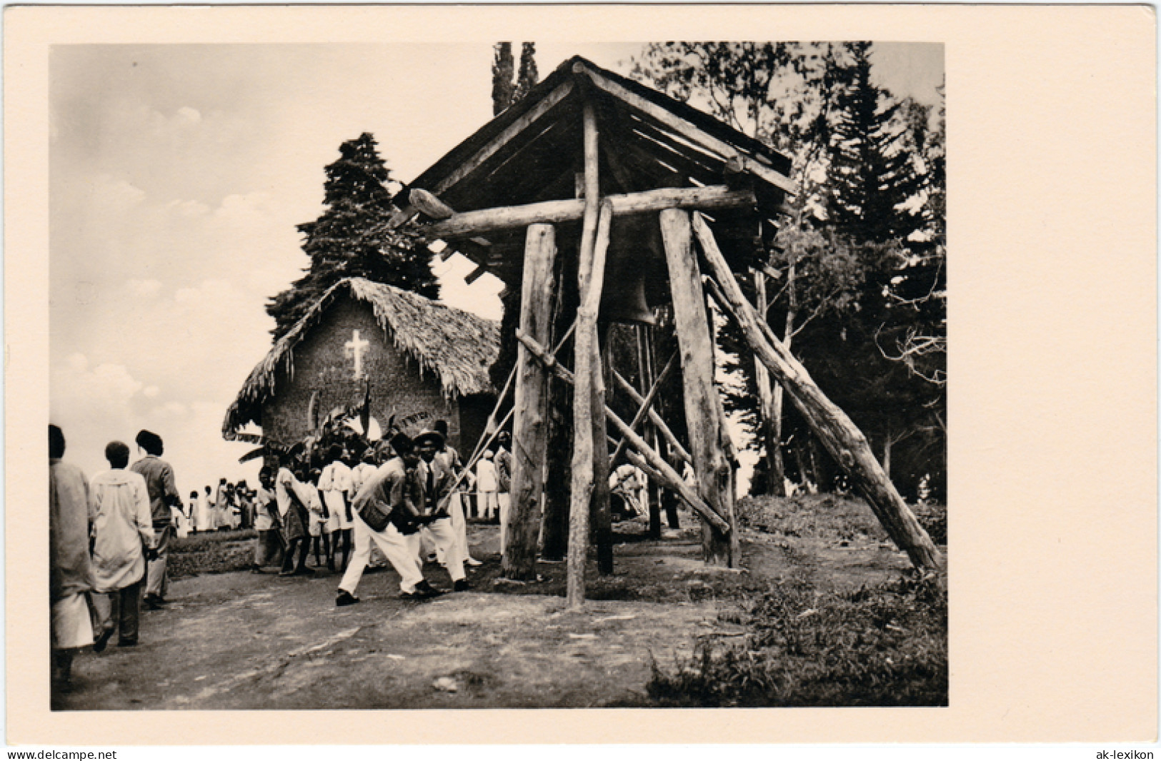 Postcard Gonja Erstes Läuten Der Glocken Nach Der Weihe 1940  - Ghana - Gold Coast