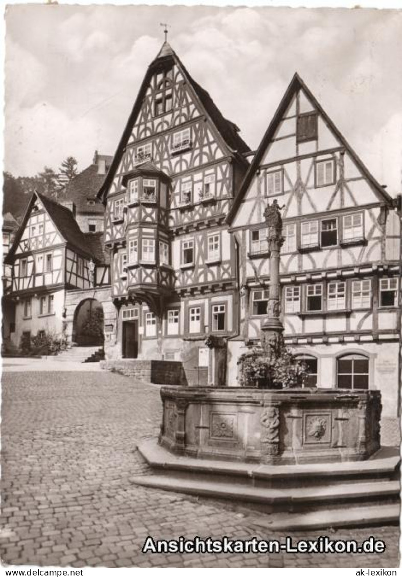 Ansichtskarte Miltenberg (Main) Parie Am Marktplatz 1956 - Miltenberg A. Main