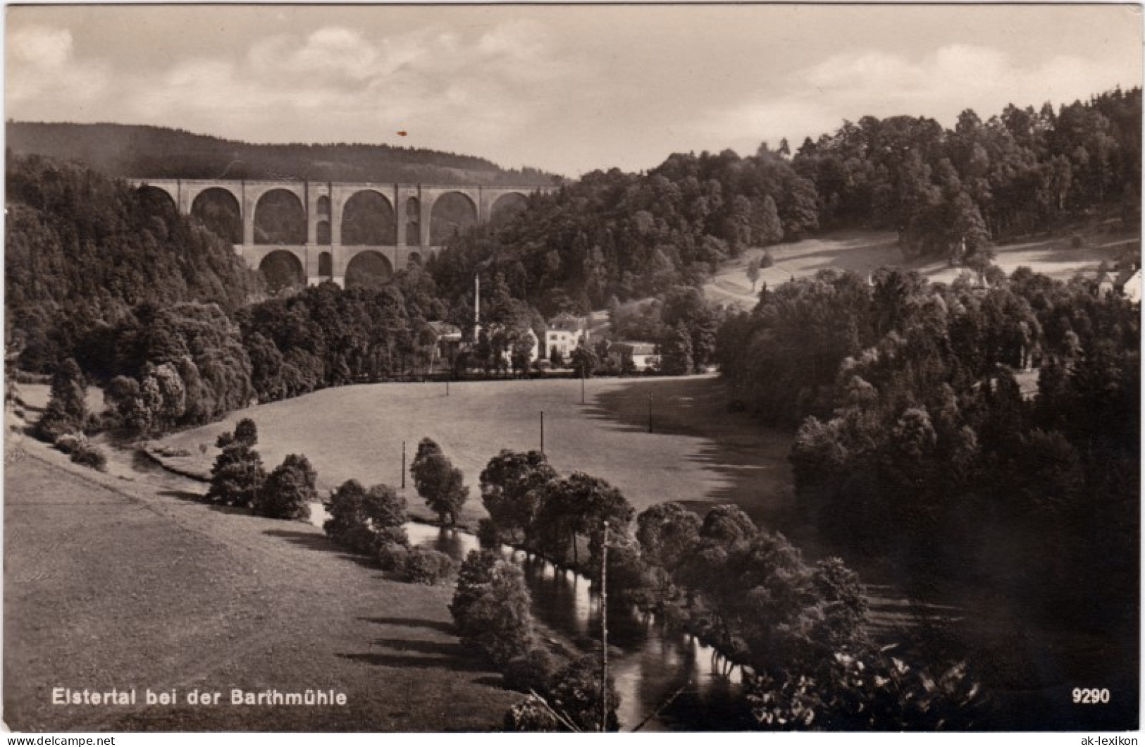 Ansichtskarte Barthmühle-Pöhl Partie An Der Barthmühle 1929  - Pöhl