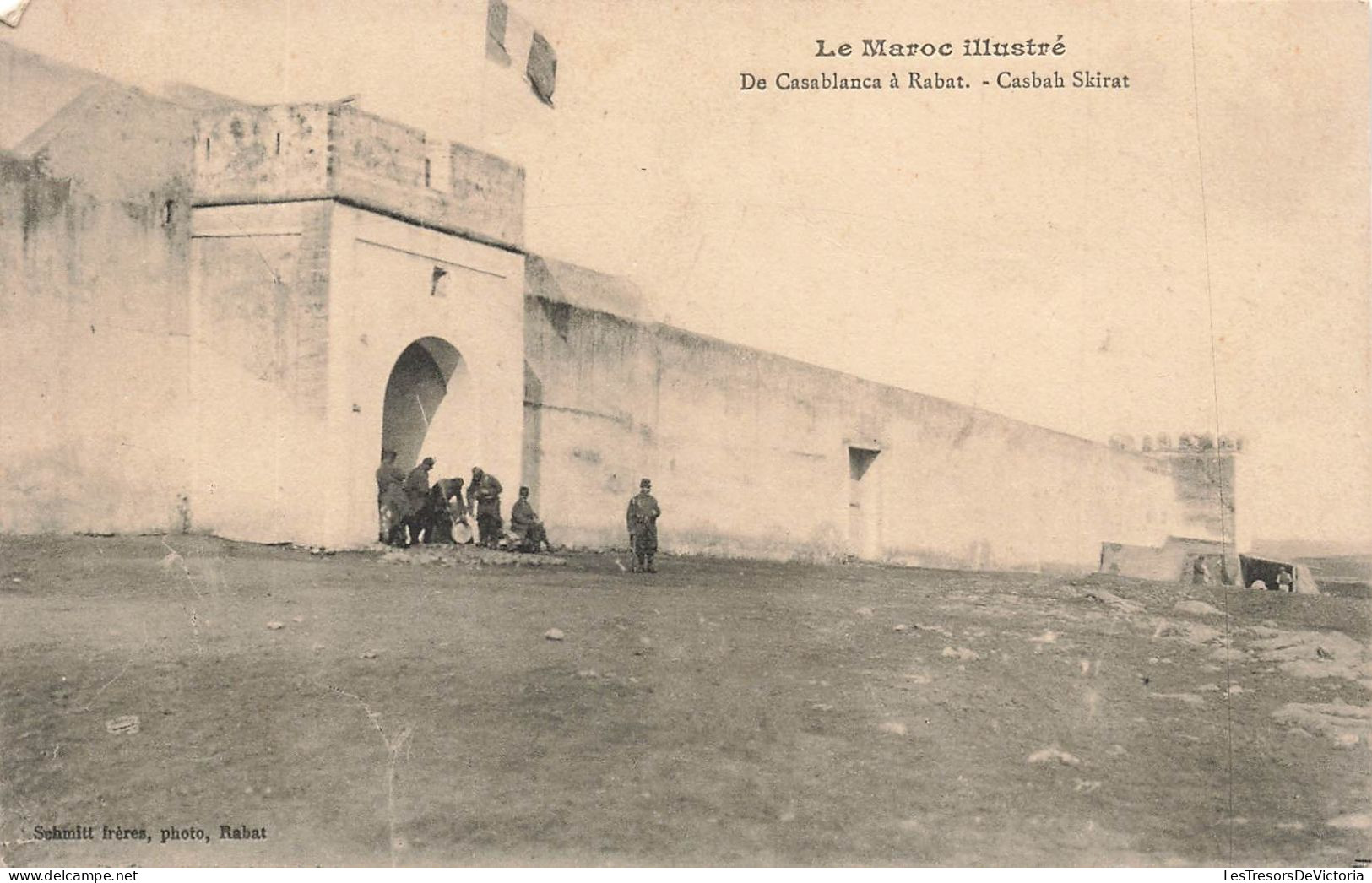 MAROC - Le Maroc Illustré - De Casablanca à Rabat - Vue Générale - Casbah Skirat - Carte Postale Ancienne - Rabat