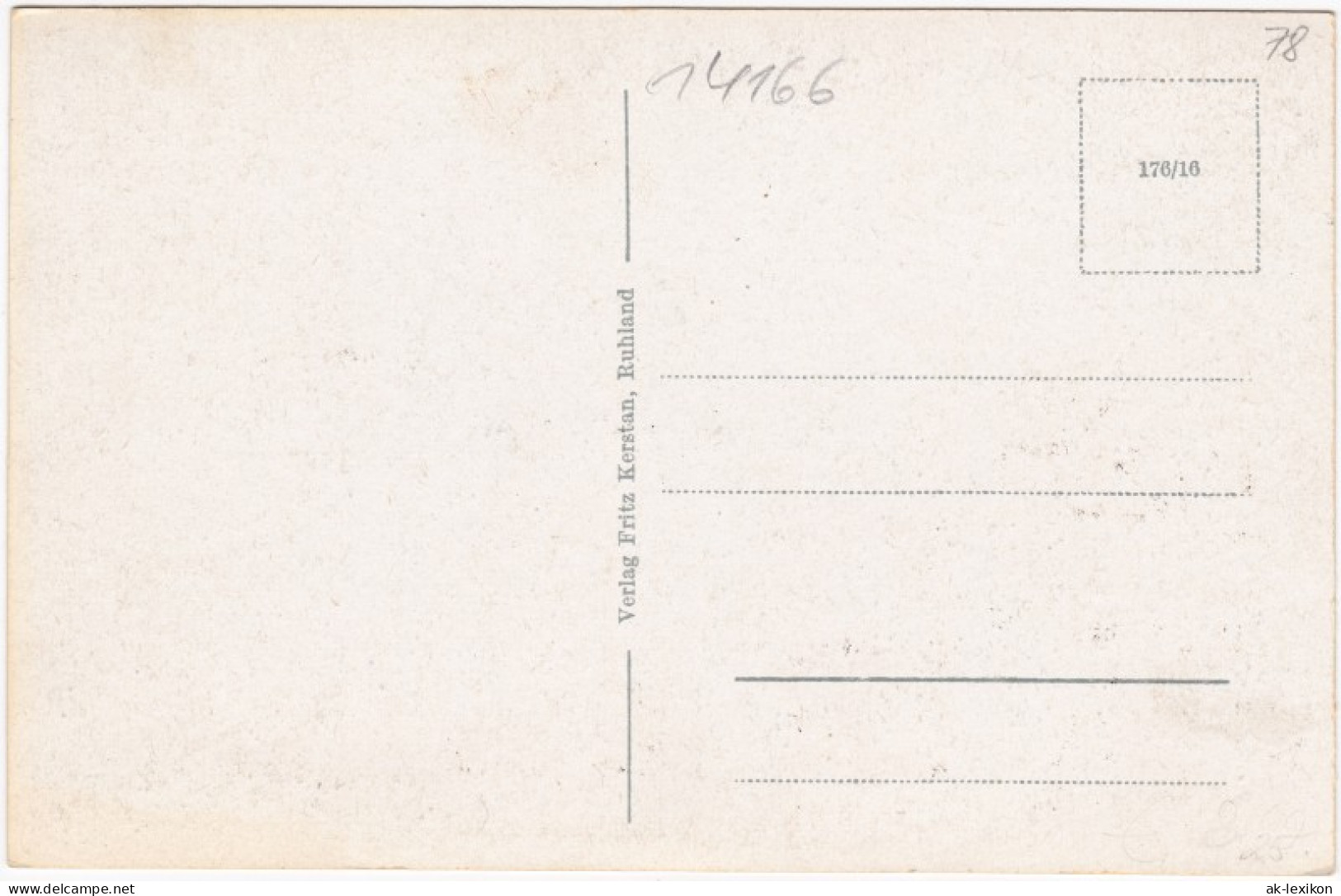 Ansichtskarte Ruhland Rólany Bahnhofstrasse 1934  - Ruhland