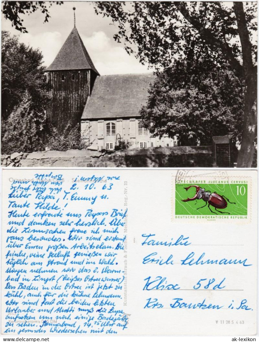 Ansichtskarte Prerow Seemannskirche 1963 - Seebad Prerow
