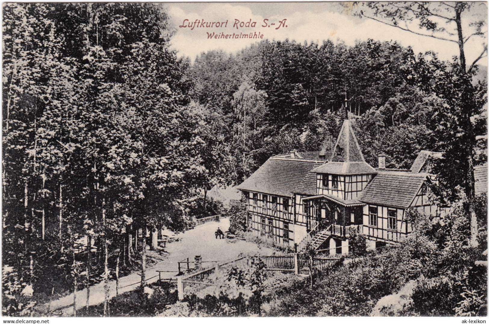 Ansichtskarte Stadtroda Weihertalmühle 1918  - Stadtroda
