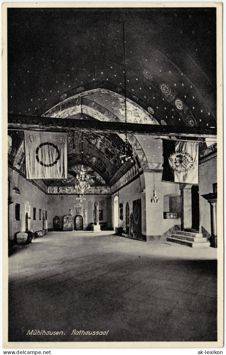 Ansichtskarte Mühlhausen (Thüringen) Rathaussaal 1938  - Muehlhausen