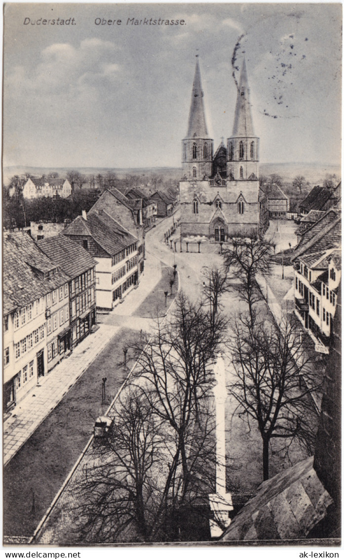 Ansichtskarte Duderstadt Obere Marktstraße 1910 - Duderstadt