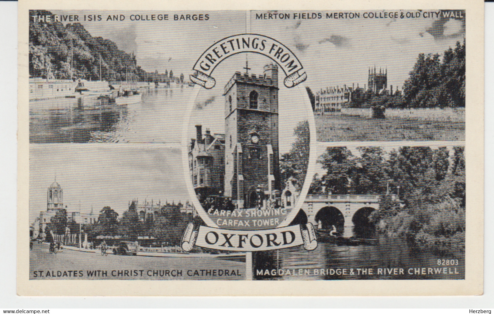 UK Oxford The River College Barges Merton Fields St. Aldates Velo Bicycle Cycling Magdalen Bridge Carfax Tower - Oxford