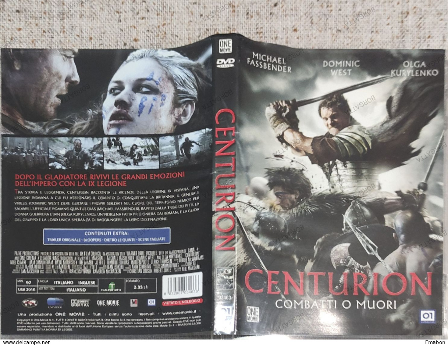 BORGATTA - STORIA -  Dvd " CENTURION  COMBATTI O MUORI " FASSBENDER, -  PAL 2 - 01DISTRIBUTION -  Usato In Buono Stato - Action, Adventure