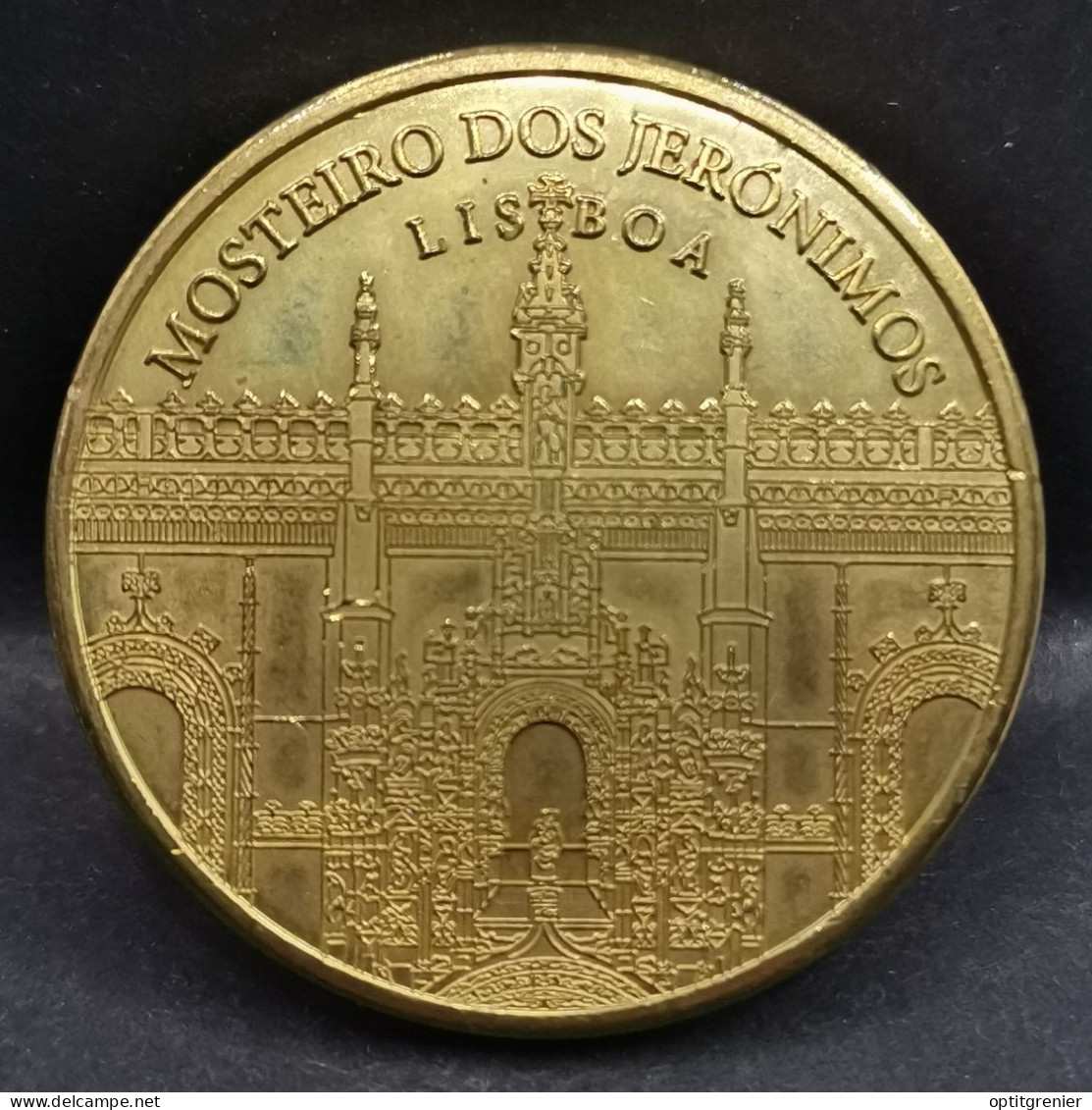 JETON TOURISTIQUE LISBOA MOSTEIRO DOS JERONIMOS PORTUGUESE HERITAGE / TOKEN / 31mm - Andere & Zonder Classificatie