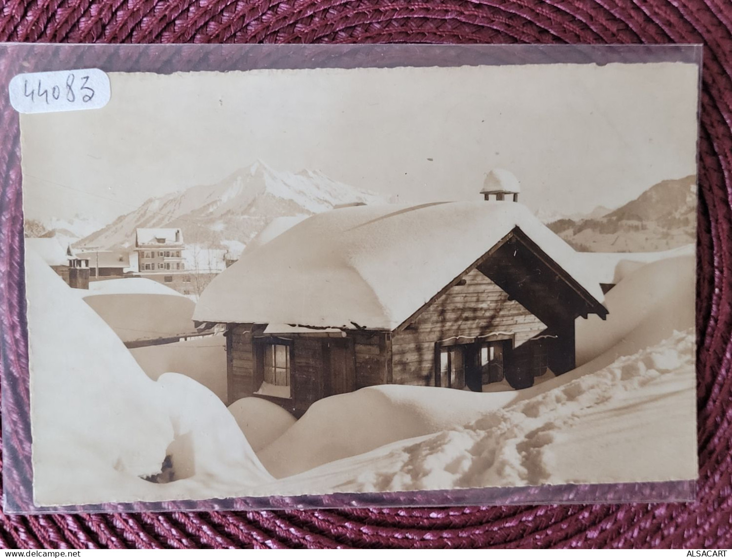 Leysin , Le Pic Chaussy  , Chalet Sous La Neige - Autres & Non Classés