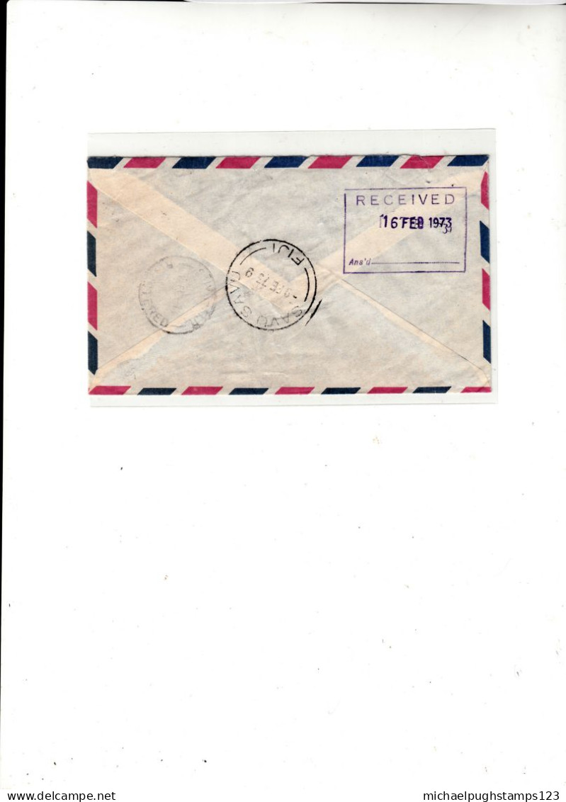 Fiji / Airmail / Postmarks / Suva Savu - Fidji (1970-...)