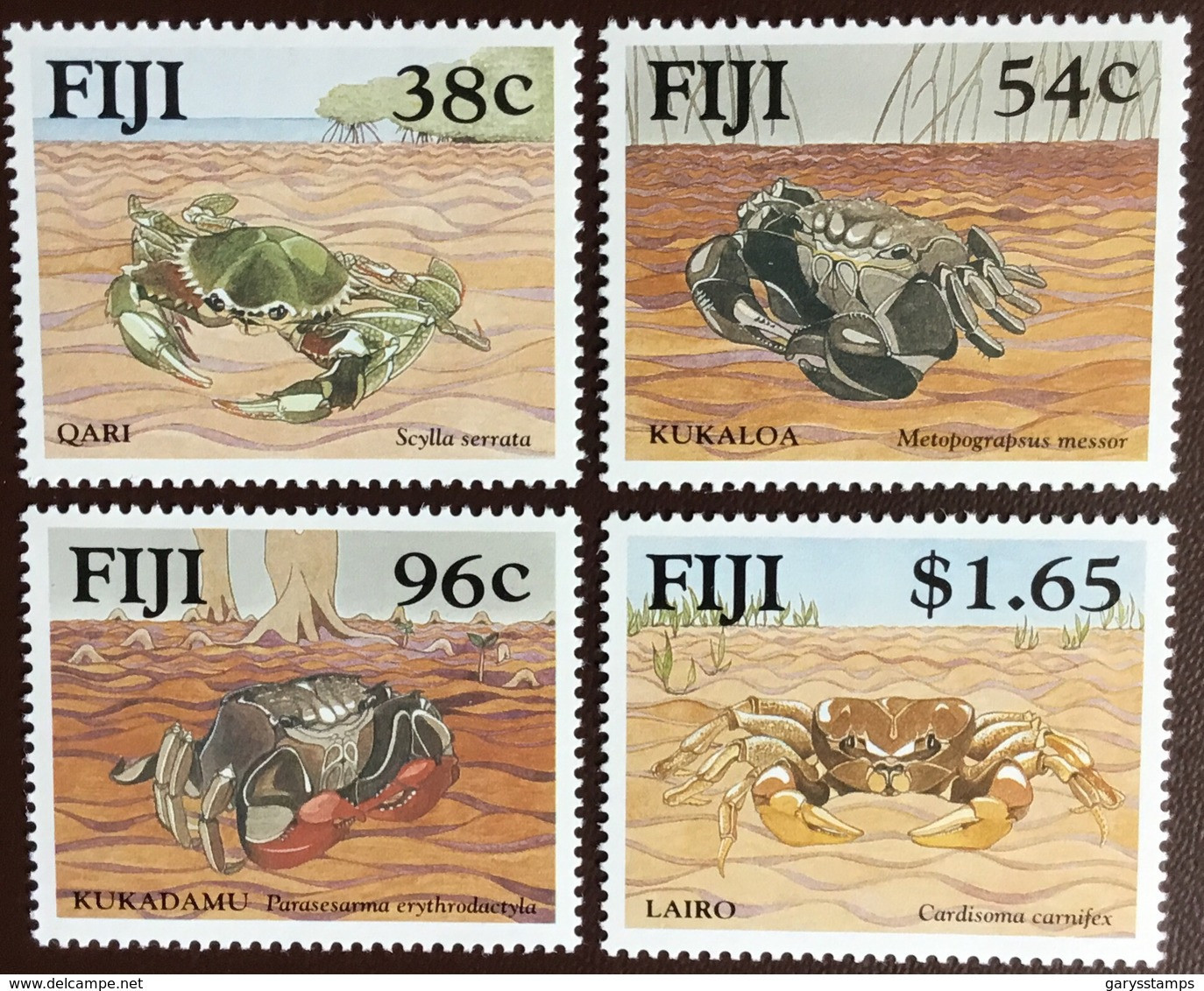 Fiji 1991 Crabs MNH - Crostacei