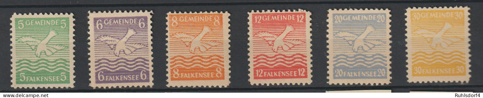 Falkensee 1 - 6, ** (MNH) - Other & Unclassified