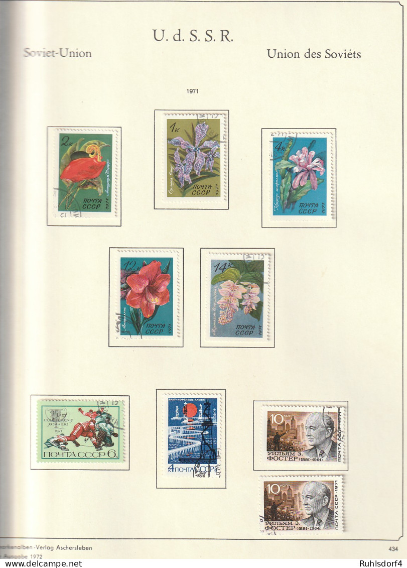 SU. Jahrgänge 1971 - 1981, überkomplett, Gestempelt - Annate Complete