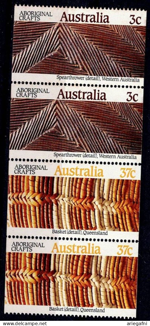 AUSTRALIA 1987 ABORIGINAL CRAFTS BOOKLET MI No H-BL 62 MNH VF!! - Cuadernillos