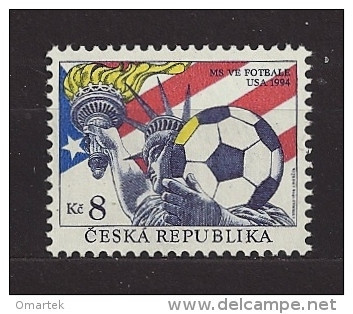 Czech Republic 1994 MNH ** Mi 45 Sc 2925 World Championship Soccer USA. Fussball-Weltmeisters.Tschechische Republik - Nuovi