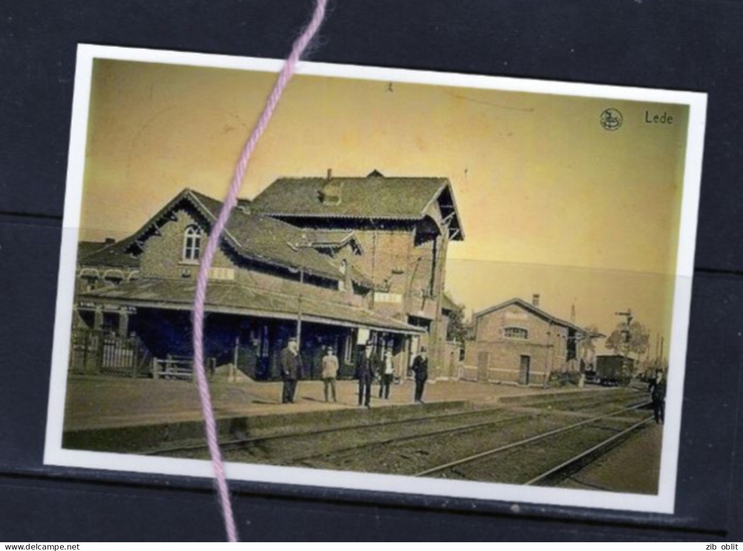 PHOTO  LEDE  OOST VLAANDEREN  STATION STATIE REPRO - Lede