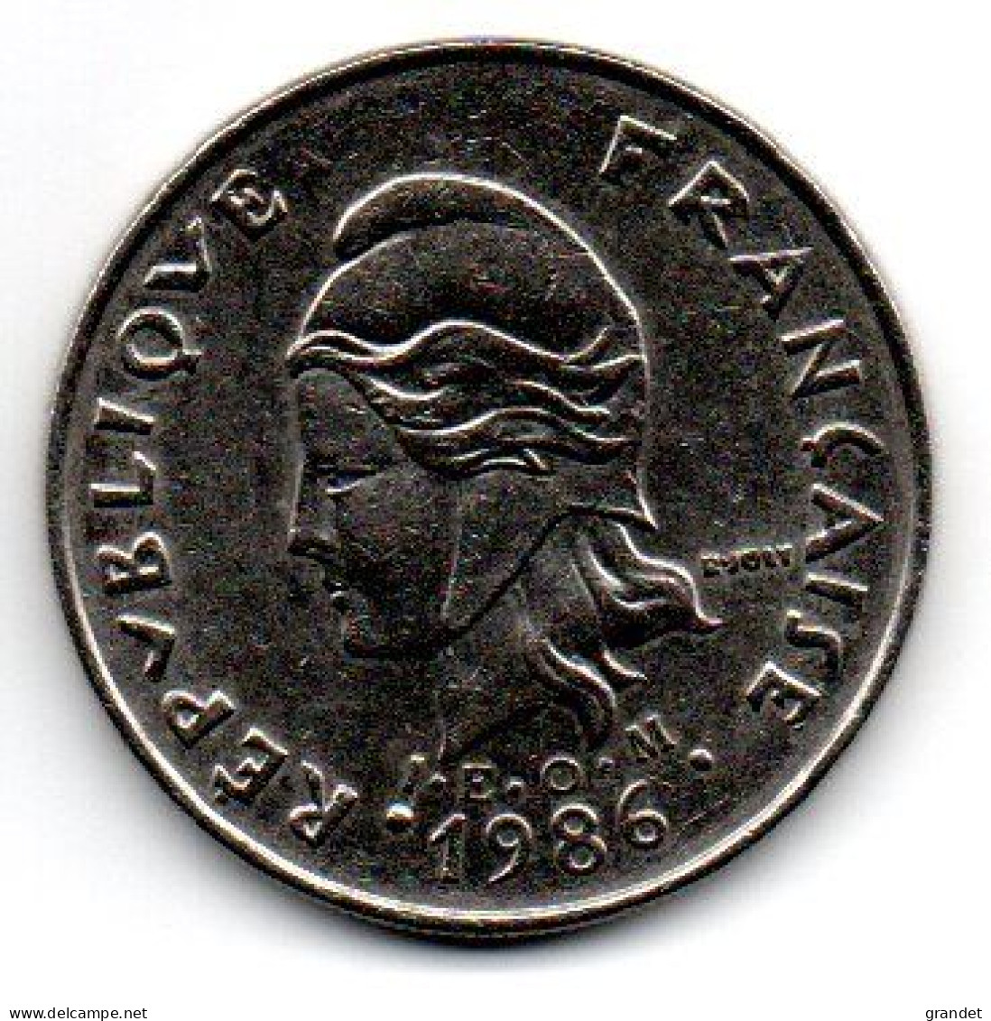 POLYNESIE - FRANCAISE - 20 FRANCS - 1986 . - French Polynesia