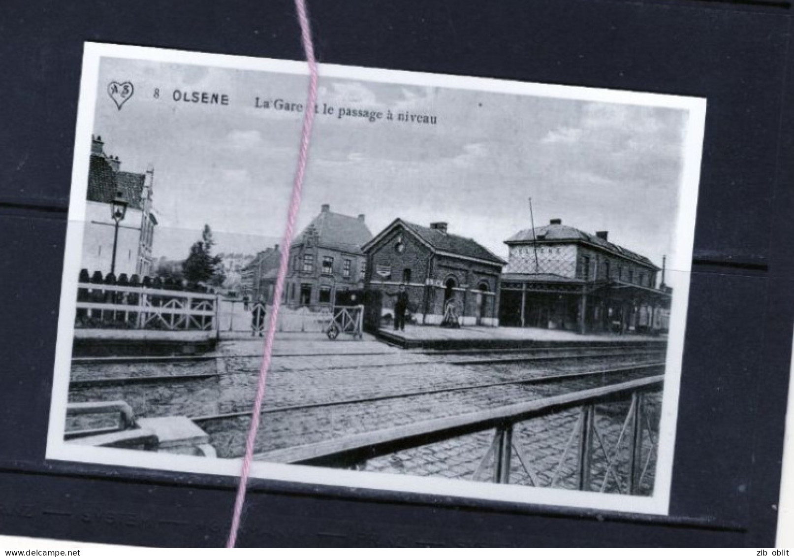 PHOTO  OLSENE ZULTE OOST VLAANDEREN  STATION STATIE REPRO - Zulte