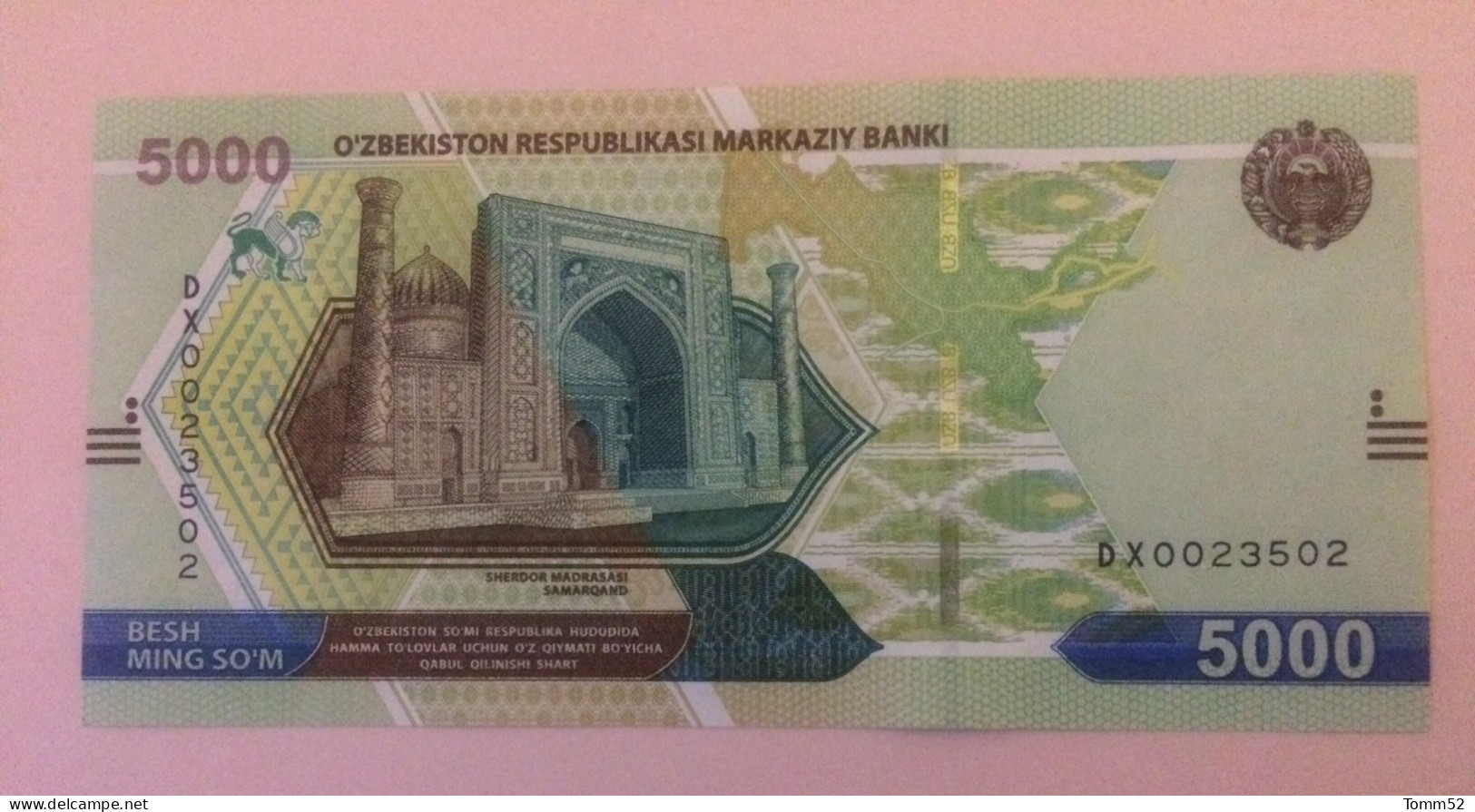 UZBEKISTAN 5000 Sum UNC - Ouzbékistan